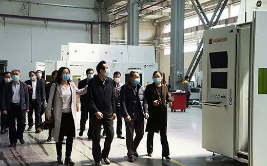 苏州市副市长蒋来清等向导调研优发国际机械人智能装备工业基地